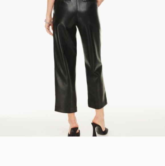 Babaton commando ankle pants vegan black new without tag - Picture 6 of 12